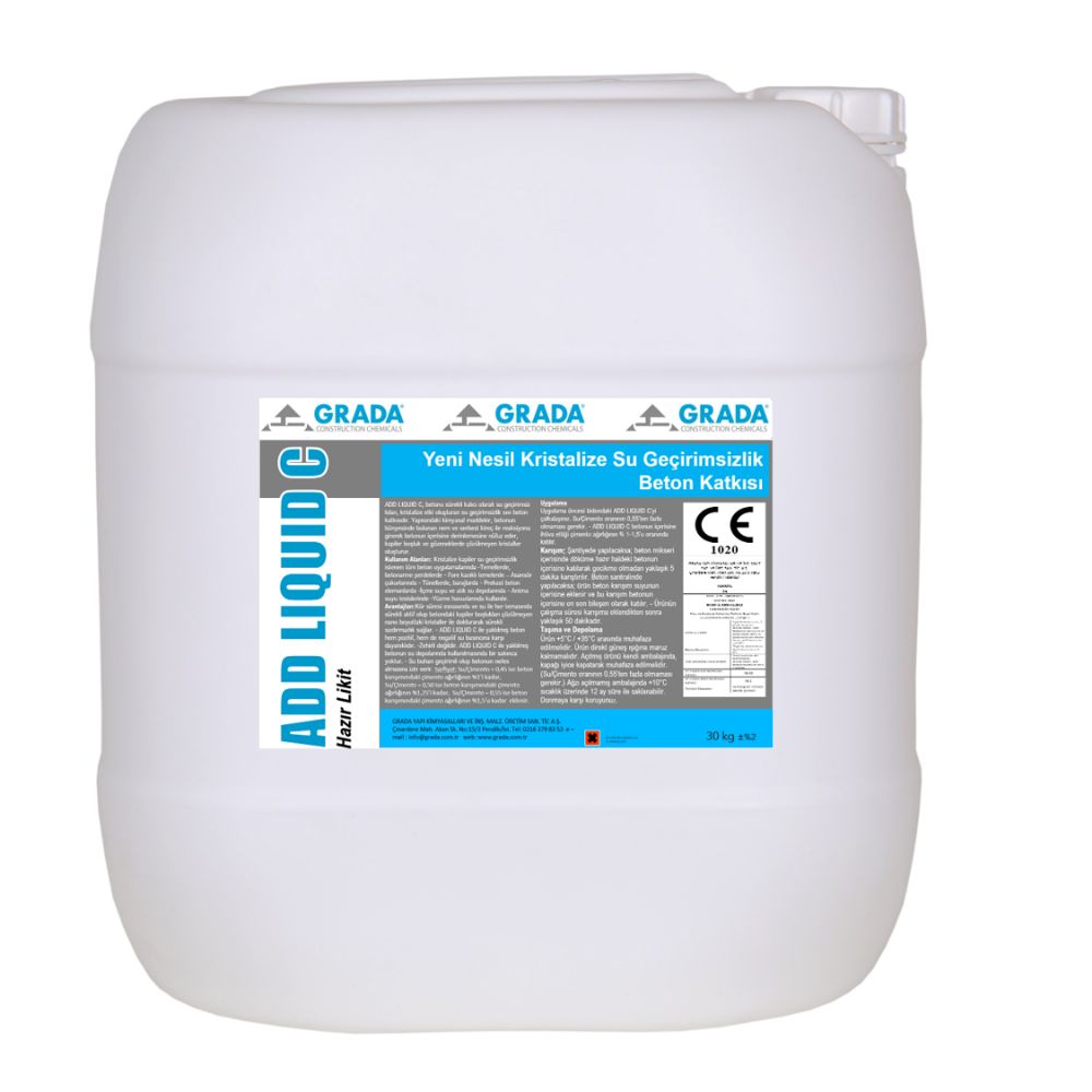 Su Yalıtım Katkısı (Kristalize) ADD LIQUID C