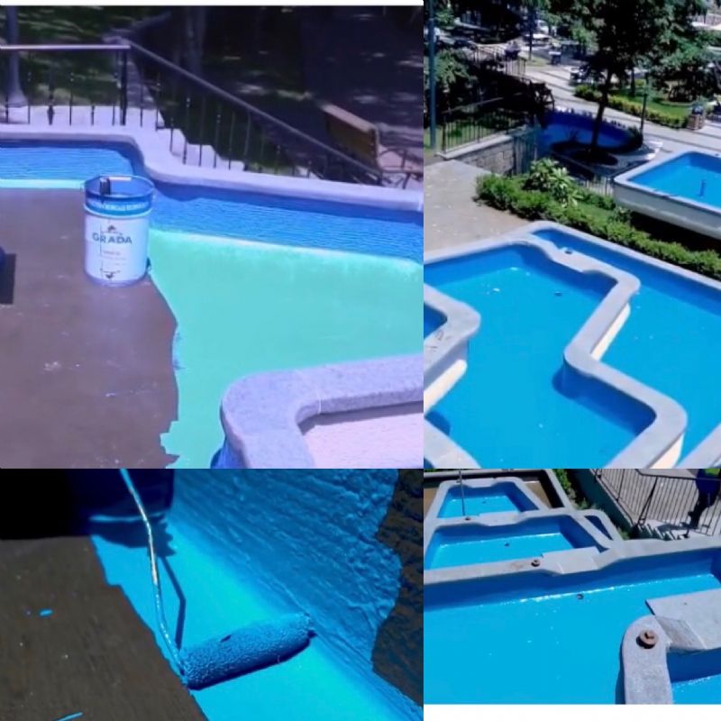 Havuz ve su deposu boyası GRADA BLUE P2K
