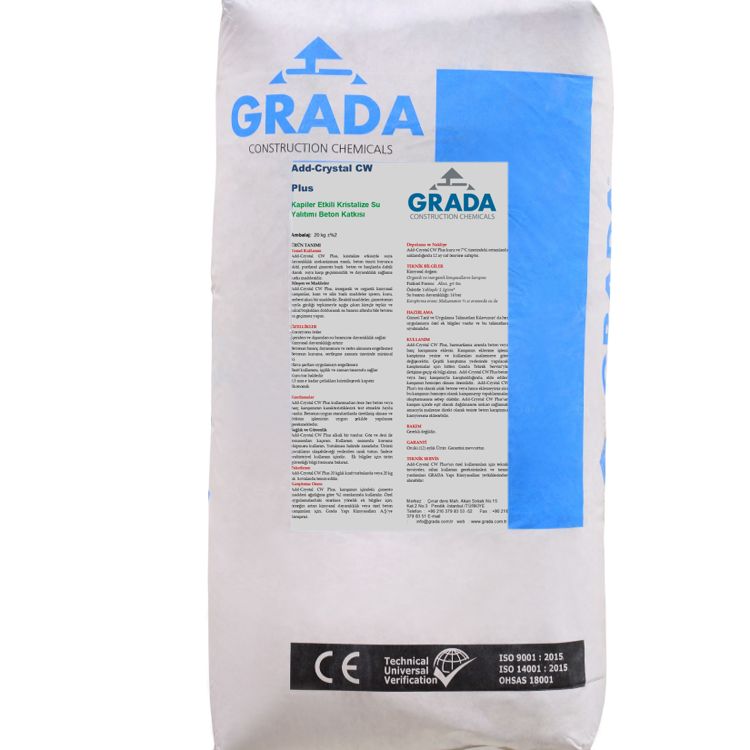 Kristalize Beton Katkısı Add-Crystal CW Plus