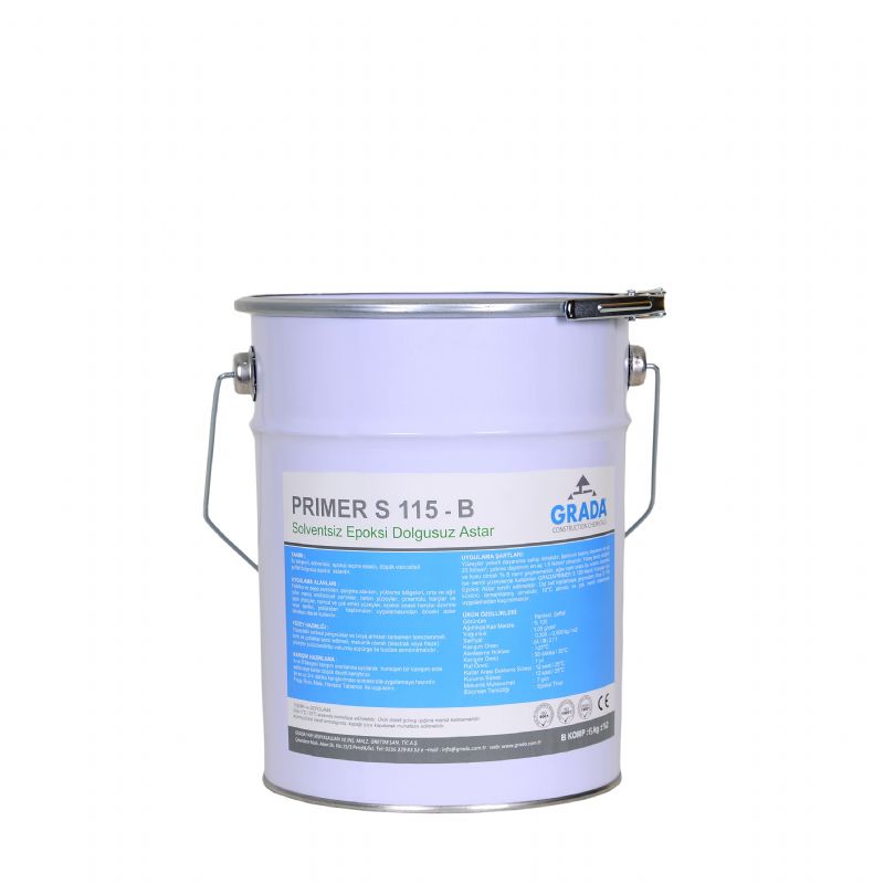 Solventsiz Şeffaf Epoksi Astar PRIMER S 115