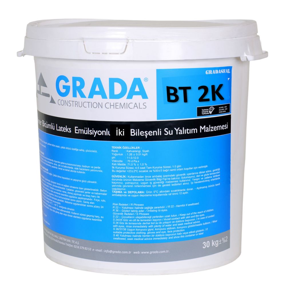 Bitüm Polimer 2 Komponent GRADASEAL BT 2K